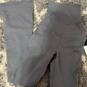 Gray Flare Leggings